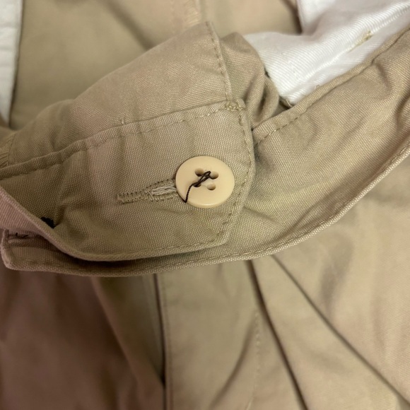 Orvis Cargo Pants Mens Beige Tan Utility Pockets Safari Fishing Gorpcore Size 40 - Picture 5 of 12